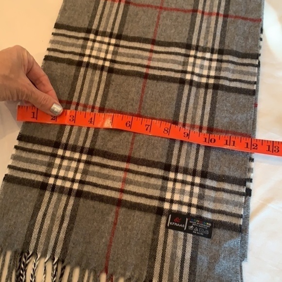 V. FRAAS cashmink Germany black red plaid - Picture 4 of 4